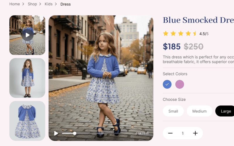 Bring Baby & Kids Products Into Model Scenes — AI Kids Modeling